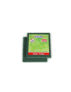 Estropajo verde cortado 20x15cm ud