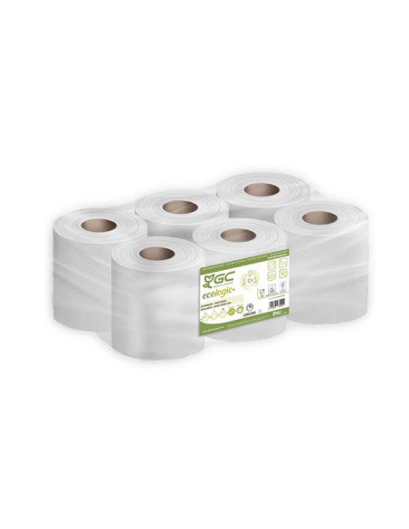 Toalla secamanos Eco gofrada J288866 2 capas 6 rollos