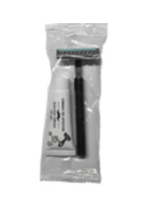 Maquinilla + sobre gel afeitar 500 uds