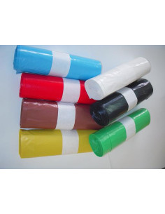 Bolsa basura industrial Marrón 80x100 galga-90 rollo 10 ud