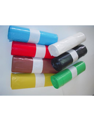 Bolsa basura industrial Marrón 80x100 galga-90 rollo 10 ud