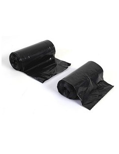 Bolsa café negra 35x100 140gg rollo 25uds