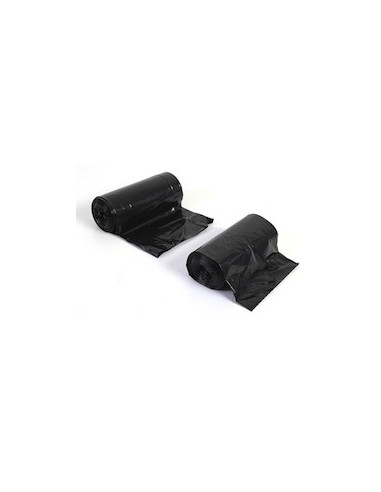 Bolsa café negra 35x100 140gg rollo 25uds