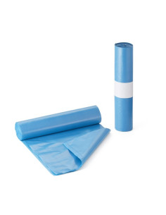 Bolsa basura doméstica Azul 52x58 rollo 25 uds