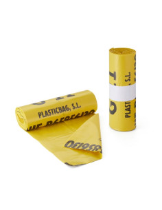 Bolsa GII Amarilla 80x105 rollo 10uds g220 caja 20 rollos