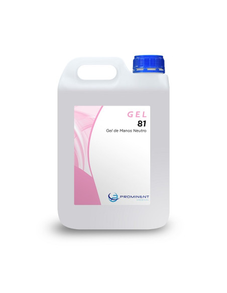 Jabón gel de manos GEL-81 olor manzana garrafa 5 litros